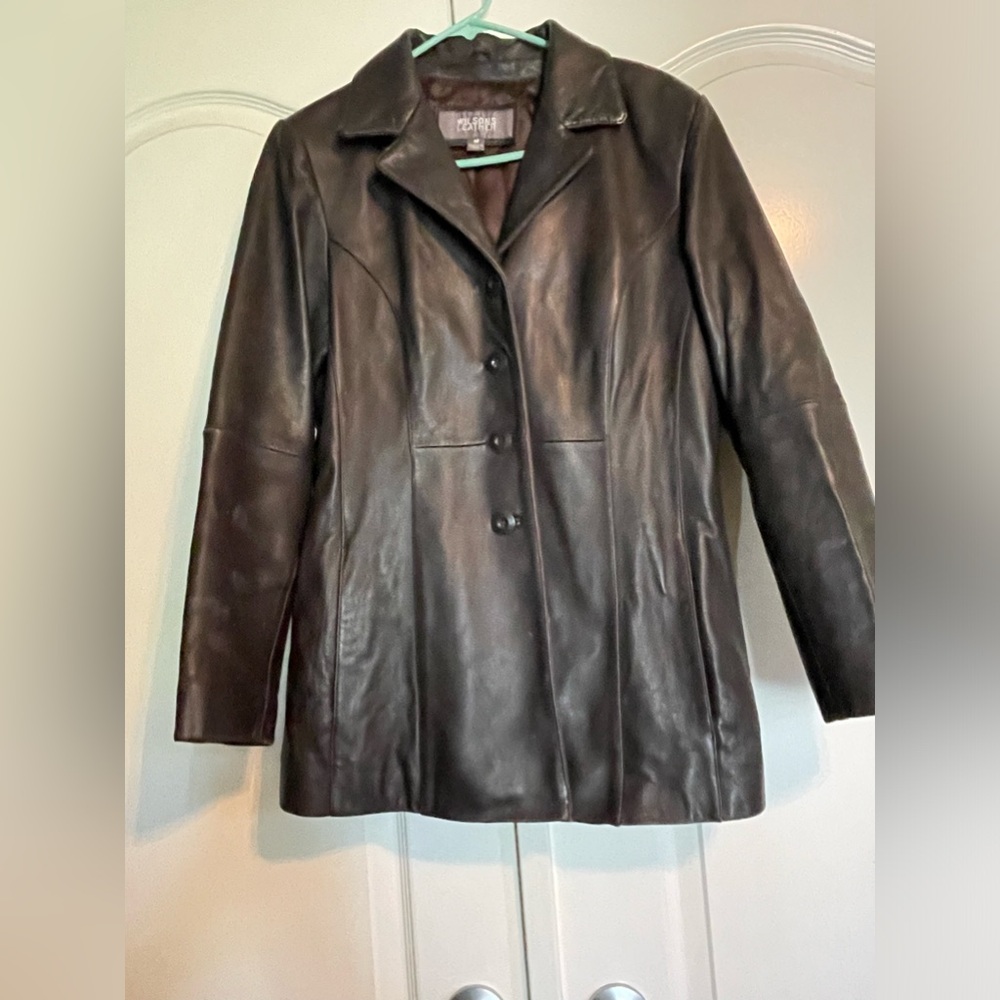Vintage Women’s Brown Leather Jacket